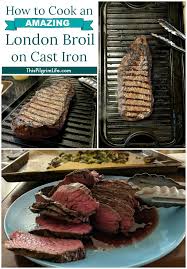 First, always start with a hot grill. How To Cook An Amazing London Broil On A Cast Iron Griddle This Pilgrim Life