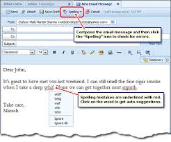 Yahoo Mail Spell Check