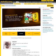 Point the redemption process is now. Free Spinelli Coffee 1 Treats Swensens Oldtown White Coffee More For Maybank Credit Cardmembers Maybank Treats Sg App Cheapcheaplah