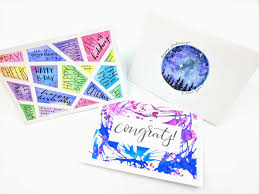Design custom greeting cards in 5 minutes ➤ hundreds of templates, 2m+ photos, 130+ fonts. 3 Fun And Easy Diy Watercolor Cards Diy Watercolor Cards Watercolor Birthday Cards Easy Greeting Cards