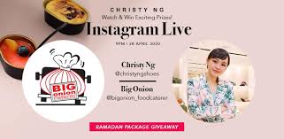 At big onion, we challenge ourselves constantly to bring you innovative concepts applying to both food and the event itself. Instagram Live With Big Onion Food Caterer Ramadan Giveaway Peatix