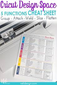 This is the third installment of my all my friends are gems game night, and it's also a part of the 24 week cricut series…because the cricut just makes party decor so … This Free One Page Cheat Sheet Is About Group Attach Weld Slice And Flatten Tools Everything You Need T Cricut Projects Beginner Cheat Sheets Cricut Design