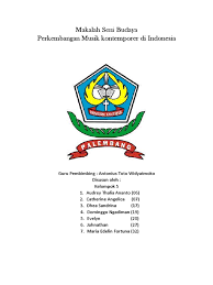 Untuk membuat makalah ini merupakan karya ilmiah yang dituangkan ke dalam bentuk tulisan untuk penjelasan bersama dengan unsur elemen pendukung. 385539564 Perkembangan Musik Kontemporer Docx