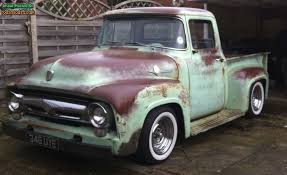 Current matches filter results (28). Ford 1956 F100 Big Window Patina Classic Pickup Trucks Vintage Pickup Trucks Classic Ford Trucks