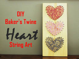 It aired on tuesdays from 11:50 to wednesdays 00:30. Diy Baker S Twine Heart String Art