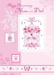 Happy Anniversary Mum Dad Personalised Parents Anniversary Greeting Card Wedding Anniversary Cards Anniversary Greeting Cards Parents Anniversary