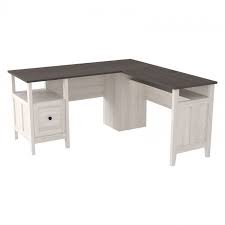 This type of desk not only highlights and accents the office by its unusual form, but it also saves space in an office. Dorrinson Home Office L Shaped Desk Signature Design Furniture Cart