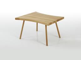 Oval oak brown top, with a sheet metal base. Deep Space Rectangular Coffee Table By Bruhl Design Kati Meyer Bruhl