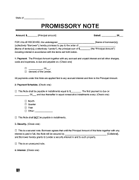 Thus, this document helps these businesses request that the rent be waived during the period of the lockdown or quarantine. Promissory Note Free Promissory Note Template Sample Pdf Word