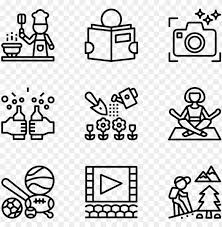 Find the perfect hobby icon stock photos and editorial news pictures from getty images. Hobbies 36 Icons Design Vector Icon Png Free Png Images Toppng