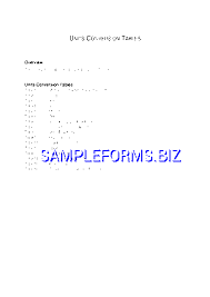 Si Unit Conversion Chart Pdf Free 4 Pages