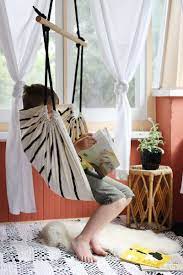 Intey kids hanging hammock chair. Hammock Chair Diy A Beautiful Mess