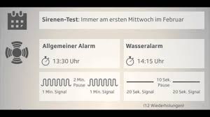 Heute um 13.30 uhr heulen in der ganzen schweiz die sirenen. Radioansage Zum Probealarm Sirenentest Schweiz Youtube