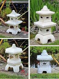 Garden Ornament Lantern Pagoda Chinese Japanese Sculpture Lantern Decor Lawn Ebay Lanterns Decor Garden Ornaments Fairy Garden Ornaments