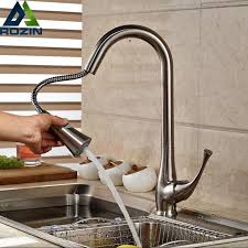 2021 brushed nickel kitchen sink mixer