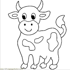 Cows Little Cows Coloring Pages Cow Coloring Pages Farm Animal Coloring Pages Animal Coloring Pages