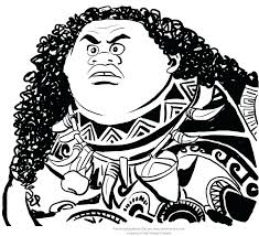 Princess moana portrait coloring page from moana category. Loudlyeccentric 34 Moana Coloring Pages Tamatoa