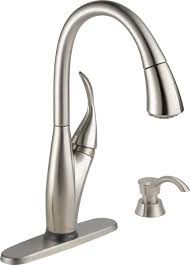 single handle pull down kitchen faucet