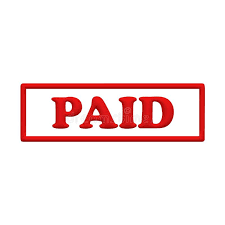 Paid png paid stamp png. 3d Paid Stamp Stock Photo Illustration Of Button Graphic 125749222