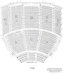Seating Chart Chester Fritz Auditorium University Of