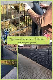 Zaunbau Mit Sichtschutz Video In 2020 Zaun Garten Sichtschutz Garten