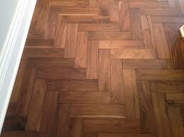 Walnut Herringbone Floor I Like This Rotation Of The Pattern This Might Fit Our Space Bette Herringbone Hardwood Floors Flooring Hardwood Floors In Bathroom