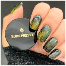 Black And Orange Cat Eye Nails Patricia Daily Nails Inspo On Instagram One More Of This Bornprettyofficial 9d Cat Eye Gel Bp Ce04 Enchan Pretty Nail Polish Colors Cat Eye Nails Nails