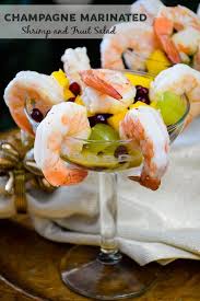 Combine oil, lemon juice, herbs. Champagne Marinated Shrimp And Fruit Salad Champagne Fruit Saladl Luckyfood Newyear Mango Shrim Appetizer Recipes Shellfish Recipes Best Seafood Recipes