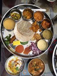 A Rajasthani Vegetarian Thali From Rajasthan Restaurant In Sharjah Uae Indian Food Recipes Indian Cooking Food