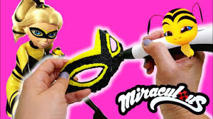 Currently, master fu is storing it in the miraculous jewelry box. Miraculous Ladybug Queen Bee Diy 3d Pen Mask Custom Youtube