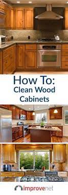 How To Clean Wood Cabinets Make Them Shine Cleaning Wood Cabinets Clean Kitchen Cabinets Wood Cabinets