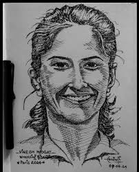 God has bigger things in store for you Vinesh Phogat. 1.4 billion people  solidly behind you Sketch: Lt Gen Rajeev Chaudhary (Retd)