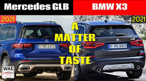 However, the 2018 bmw x5 comes equipped with a slightly more powerful base engine than the 2018 volvo xc90, which features a 255 hp base engine. 2021 Mercedes Glb Vs 2021 Bmw X3 A Matter Of Taste Youtube