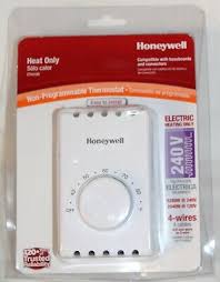 The thermostat is said to be on.problems comes from. New Honeywell Ct410b Thermostat Manual Heat Only 4 Wire Baseboard Electric 1 85267276603 Ebay