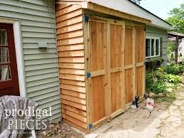 Diy Bike Garden Shed Tutorial From Cedar Wood Prodigal Pieces Garden Shed Diy Garden Shed Shed