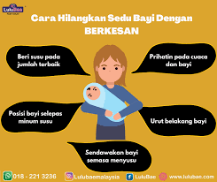 Dah sendawakan baby dah sayang? Cara Hilangkan Sedu Bayi Lulubae