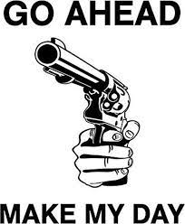 Get crafting with this exclusively designed lovesvg freebie. Go Ahead Make My Day Clint Eastwood Dirty Harry Decal Etsy