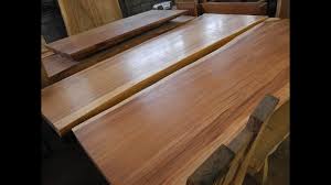 Top solid acacia wood base steel. Acacia Wood Furniture Acacia Table Top Youtube