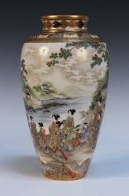 Blog Archive East Meets West In Satsuma Ceramics Japanese Vase Satsuma Vase Japanese Porcelain