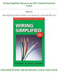 Wiring simplified download pdf wiring simplified by:frederic p. Pdf Wiring Simplified Based On The 2017 National Electrical Codea Full Online