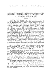 POSEIDONIOS UND SENECAS TROSTSCHRIFT AN MARCIA (dia ...