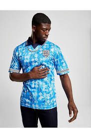 Score draw retro mens football manchester city 1956 fa cup final shirt jersey. Score Draw England 90 Training World Cup Shirt Blue Mens Retro Shirts Retro Football Shirts World Cup Shirts