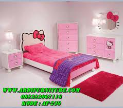 Jual Set Kasur Anak Perempuan Bentuk Hello Kitty Set Tempat Tidur Tingkat Anak De Hello Kitty Bedroom Furniture Hello Kitty Bedroom Decor Hello Kitty Bedroom