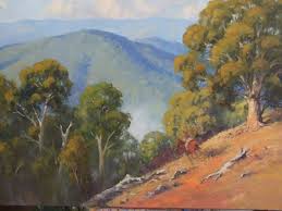 Australian Landscape Artist Ted Lewis From Orange Nsw Landscape Artist Landscape Paintings Contemporary Art