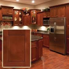 Modern Flat Panel Shaker Style Red Cherry Wood Kitchen Cabinets Cherry Wood Kitchen Cabinets Cherry Wood Kitchens Cherry Cabinets Kitchen