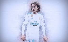 A collection of the top 48 luka modric wallpapers and backgrounds available for download for free. Download Wallpapers Luka Modric 4k Artwork Football Stars Galacticos Real Madrid La Liga Modric Soccer Footballers Drawing Modric For Desktop Free Pictures For Desktop Free