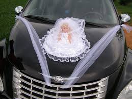 Image result for svatební  výzdoba auta