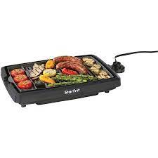 The Rock By Starfrit 024414 003 0000 Indoor Smokeless Grill Walmart Com Electric Bbq Grill Electric Bbq Food