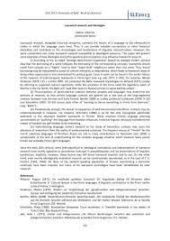 Last but not least română traducere. Book Of Abstracts 2 2 Sle 2013