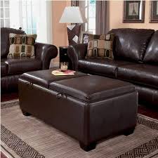 Amazon Com Durahide Bi Cast Faux Leather Storage Ottoman By Ashley Furniture Home Kitchen Brown Storage Ottoman Furniture Leather Storage Ottoman